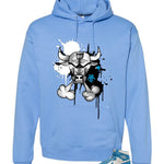 Air Jordan 1 High OG UNC Reimagined Carolina Blue T-Shirt (Iron Bull)| illcurrency