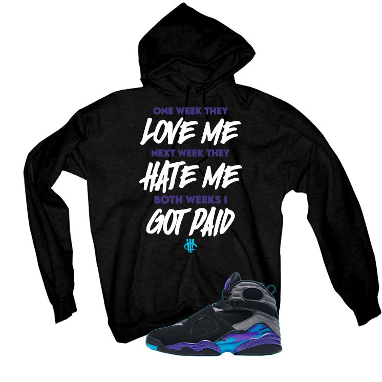 Air Jordan 8 OG Aqua Black T-Shirt (Paid)| illcurrency