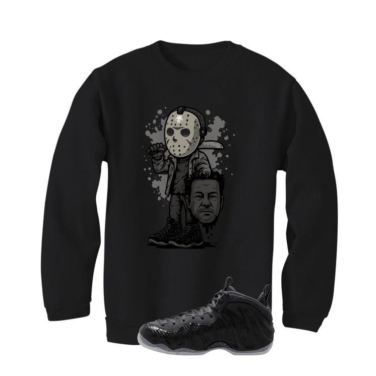 NIKE FOAMPOSITE ONE CARBON FIBER Matching T-Shirt, Sweatshirts & Hoodies Black T-Shirt (Jason)| illcurrency