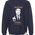 Air Jordan 13 Midnight Navy Navy Blue T-Shirt (Trump you missed)| illcurrency
