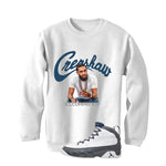 Air Jordan 9 Flint Grey Matching T-Shirt, Sweatshirts & Hoodies White T-Shirt (Crenshaw)| illcurrency