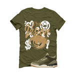 Air Jordan 3 Family Affair Matching T-Shirt, Sweatshirts & Hoodies Military Green T-Shirt (The Vision)| illcurrency