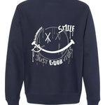 AIR JORDAN 3 “WHITE NAVY”| ILLCURRENCY Navy Blue T-Shirt (Smile)