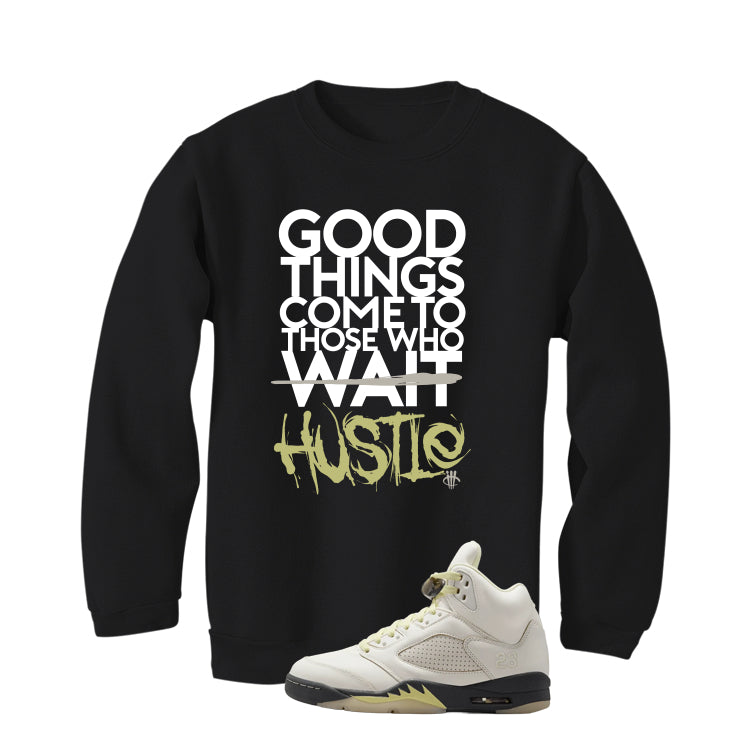 Air Jordan 5 WMNS Luminous Green Black T-Shirt (Good Things)| illcurrency