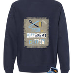 Air Jordan 1 High OG WMNS First in Flight Navy Blue T-Shirt (Cut from a different cloth)| illcurrency