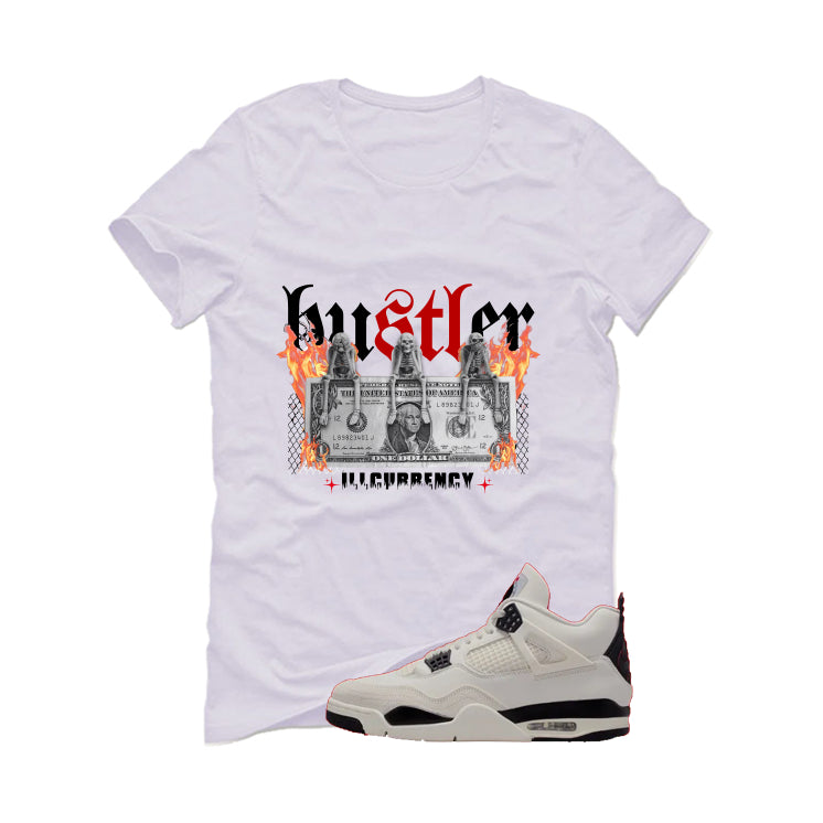Air Jordan 4 Flight Club Matching T-Shirt, Sweatshirts & Hoodies White T-Shirt (See No Evil Hustler)| illcurrency