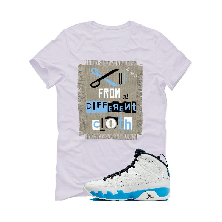 Air Jordan 9 “Powder Blue” | illcurrency White T-Shirt (Cut from a different cloth)