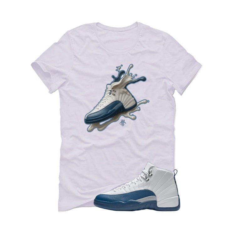 Air Jordan 12 French Blue White T-Shirt (Splash Shoe)| illcurrency