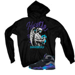 Air Jordan 8 OG Aqua Black T-Shirt (Hustle More)| illcurrency