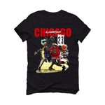 Air Jordan 8 Playoffs - Black T-Shirt (Chicago 23)
