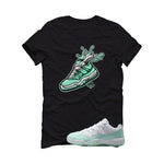 Air Jordan 11 Low WMNS Igloo Black T-Shirt (Splash Shoe)| illcurrency