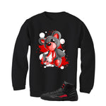 Air Jordan 12 Bloodline Matching T-Shirt, Sweatshirts, & Hoodies Black T-Shirt (Big Teddy)| illcurrency