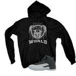 Air Jordan 12 Black/Wolf Grey Black T-Shirt (Toxic World)| illcurrency