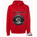 Air Jordan 5 Fire Red Black Tongue Red T-Shirt (Have Some Pressure)| illcurrency