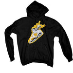 Air Jordan 6 Yellow Ochre | illcurrency Black T-Shirt (SPLASH 6)