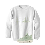 Air Jordan 4 WMNS Seafoam White T-Shirt (Stay Humble)| illcurrency