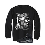 Air Jordan 8 Chrome Matching T-Shirt Black T-Shirt (Stitchez)| illcurrency