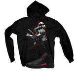Air Jordan 12 Bloodline Matching T-Shirt, Sweatshirts, & Hoodies Black T-Shirt (Jordan)| illcurrency