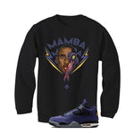 Air Jordan 4 OG Lakers Matching T-Shirt, Sweatshirts & Hoodies Black T-Shirt (Mamba)| illcurrency