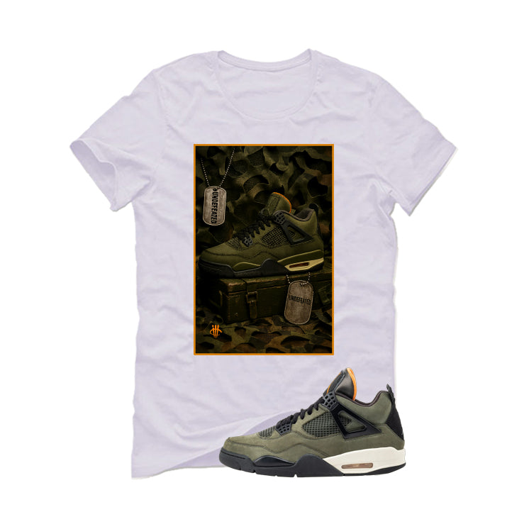 Undefeated x Air Jordan 4 White T-Shirt (Represent)| illcurrency