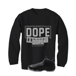 NIKE FOAMPOSITE ONE CARBON FIBER Matching T-Shirt, Sweatshirts & Hoodies Black T-Shirt (DOPE)| illcurrency