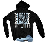 Nike Air Foamposite One Psychic Blue Black T-Shirt (Blessed not lucky)| illcurrency