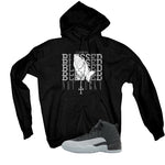 Air Jordan 12 Black/Wolf Grey Black T-Shirt (Blessed not lucky)| illcurrency