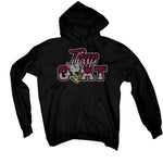 Air Jordan 5 Burgundy - Black T-Shirt (Goat)