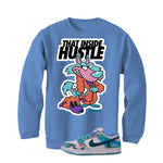 Futura Laboratories x Nike SB Dunk Low Carolina Blue T-Shirt (Inside Hustle)| illcurrency