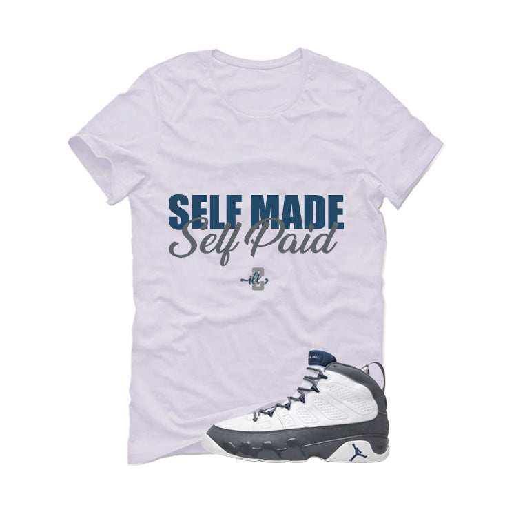 Air Jordan 9 Flint Grey Matching T-Shirt, Sweatshirts & Hoodies White T-Shirt (Self Made Self Paid)| illcurrency