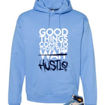 Air Jordan 1 High OG WMNS First in Flight Carolina Blue T-Shirt (Good Things)| illcurrency