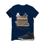 Levi’s x Air Jordan 3 Rigid Matching T-Shirt, Sweatshirts & Hoodies Navy Blue T-Shirt (Fck Love)| illcurrency