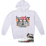 Air Jordan 8 Bugs Bunny Matching T-Shirt, Sweatshirts & Hoodies White T-Shirt (See No Evil Hustler)| illcurrency