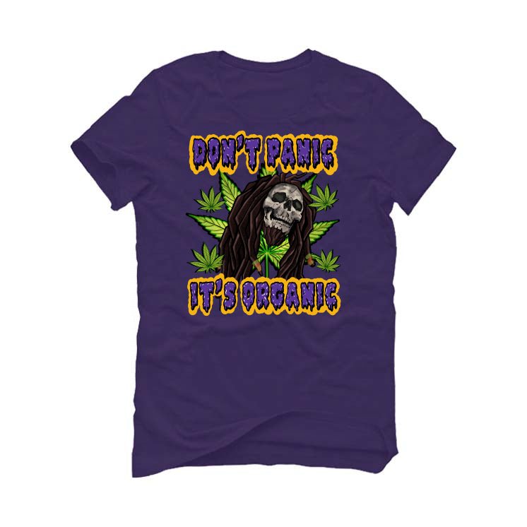 Air Jordan 12 Field Purple - Purple T-Shirt (Don't Panic)