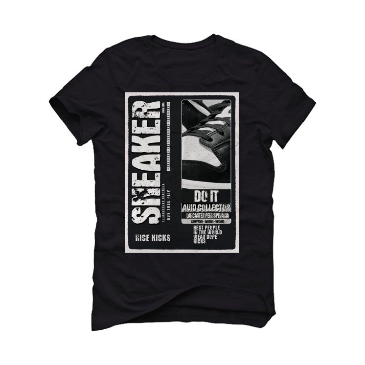 Nike Dunk Low "Panda" | ILLCURRENCY Black T-Shirt (SNEAKERS COLLECTOR)