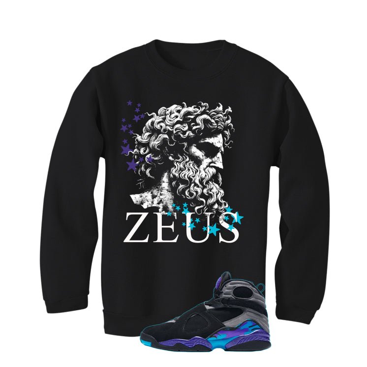 Air Jordan 8 OG Aqua Black T-Shirt (Zeus)| illcurrency