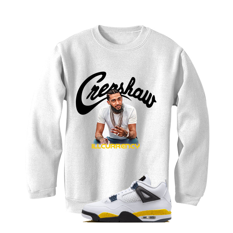Air Jordan 4 Tour Yellow Matching T-Shirt Crenshaw
