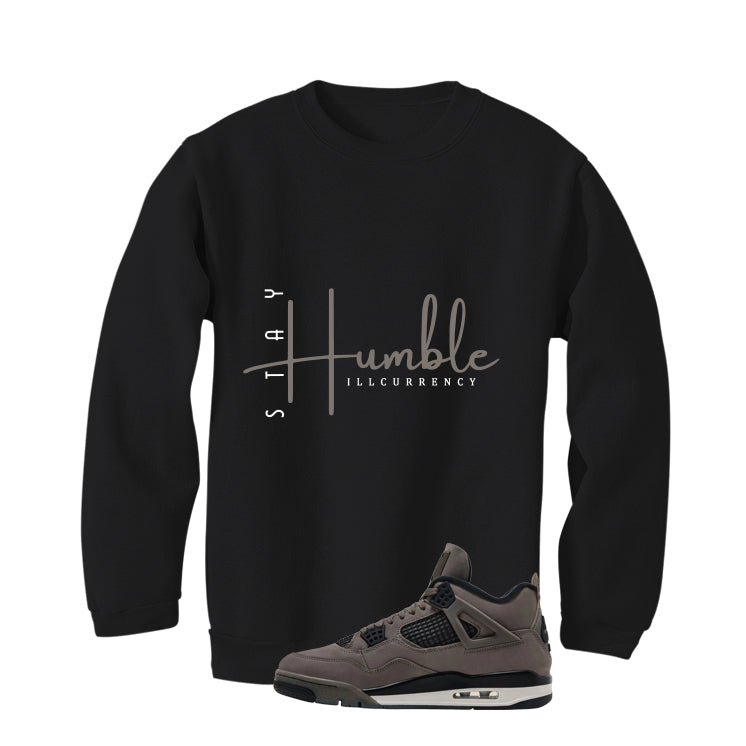 Air Jordan 4 Cave Stone Black T-Shirt (Stay Humble)| illcurrency