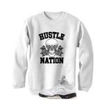 Air Jordan 5 White Black White T-Shirt (Hustle Nation)| illcurrency