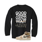 Air Jordan 1 High OG WMNS Shop Jacket Matching T-Shirt, Sweatshirts, & Hoodies Black T-Shirt (Good Things)| illcurrency