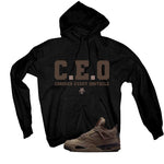 A Ma Maniere x Air Jordan 4 Dark Mocha Matching T-Shirt, Sweatshirts & Hoodies Black T-Shirt (Ceo)| illcurrency