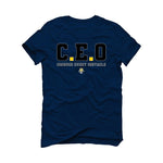 Nike Dunk Low “Michigan” | illcurrency Navy Blue T-Shirt (CEO)