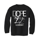 Air Jordan 4 Black Cat Matching T-Shirt, Sweatshirts & Hoodies Black T-Shirt (DOPE)| illcurrency