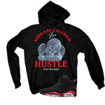 Air Jordan 6 Reverse Infrared Matching T-Shirt, Sweatshirts & Hoodies Black T-Shirt (Dream Chaser Angel)| illcurrency