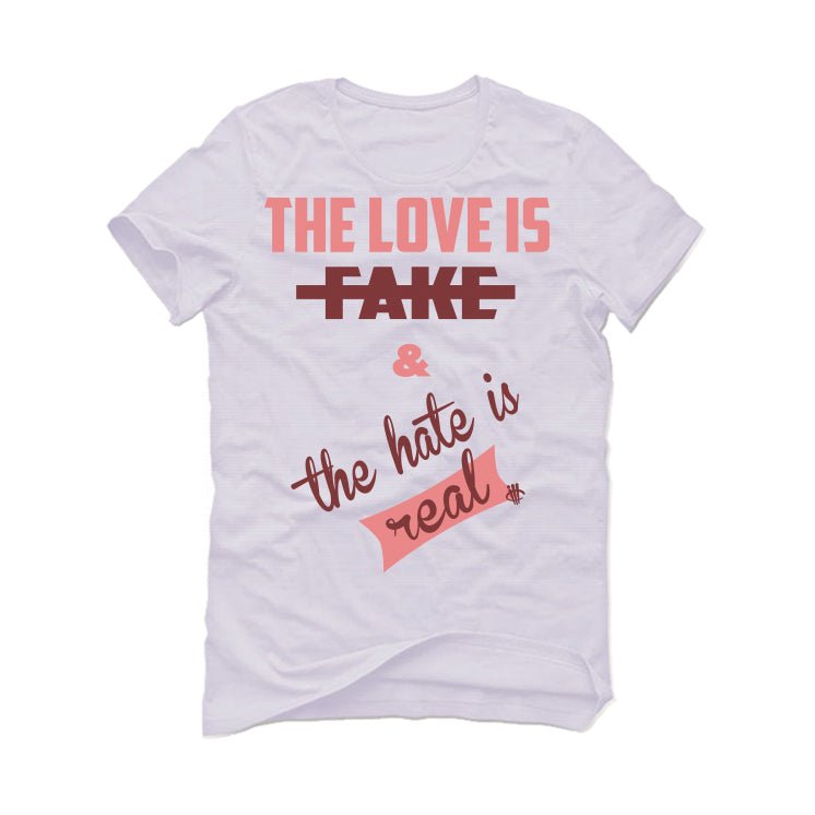 Nike Dunk Low WMNS “Valentine’s Day” | illcurrency White T-Shirt (Love is Fake)