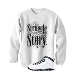 Air Jordan 10 OG Steel White T-Shirt (Struggle)| illcurrency