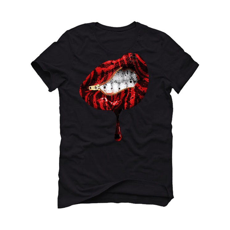 Air Jordan 13 Wolf Grey - Black T-Shirt (LIPS UNSEALED)