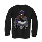 Air Jordan 12 Field Purple - Black T-Shirt (uncensored)