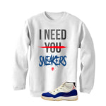 Air Jordan 11 Rare Air Matching T-Shirt, Sweatshirts & Hoodies White T-Shirt (I need your sneakers)| illcurrency