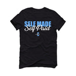 Air Jordan 1 "UNC Toe" Black T-Shirt (Self Made Self Paid)
